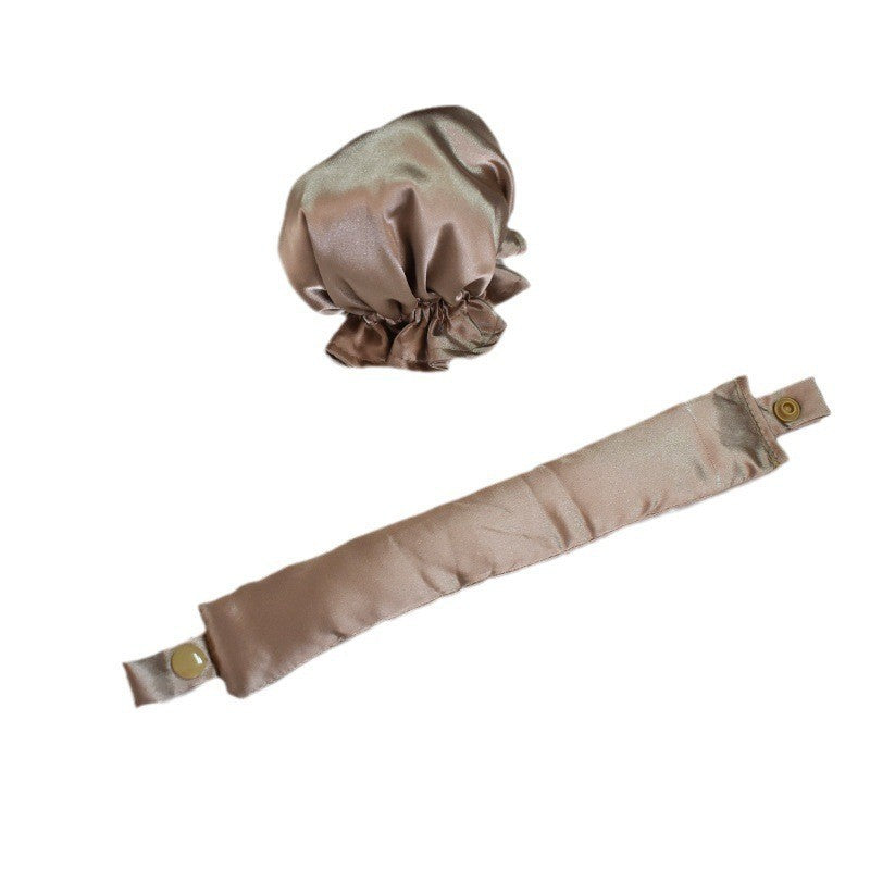 Accesoriu de Ondulat Parul, fara Caldura, din Poliester, Manual, Prin Rasucire, 29 x 4 cm, Gri