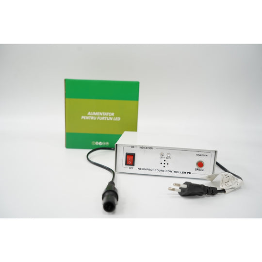Alimentator pentru futun luminos, rezista pana la 100m, 8 jocuri de lumini, negru