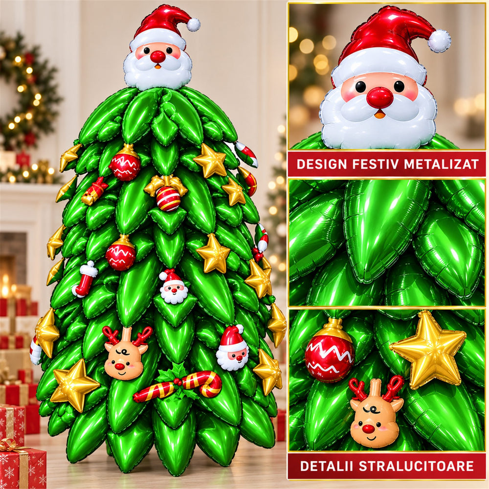 Assemble the Grandpa Christmas Tree Balloon