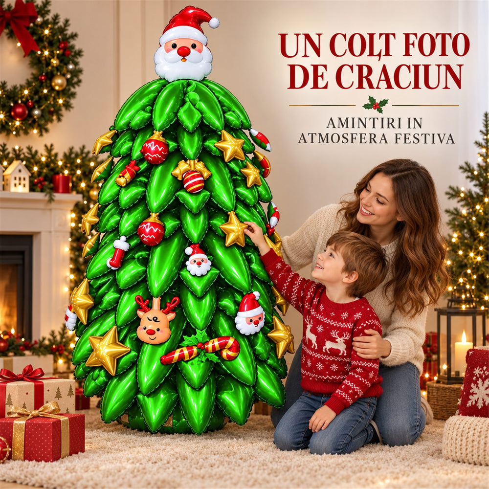 Assemble the Grandpa Christmas Tree Balloon