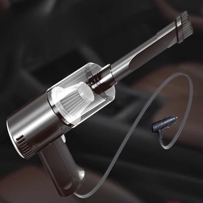 Aspirator Portabil Auto, Tip Pistol K7A, Pentru Casa si Masina, Cablu Auto, 36 x 17 cm, Negru