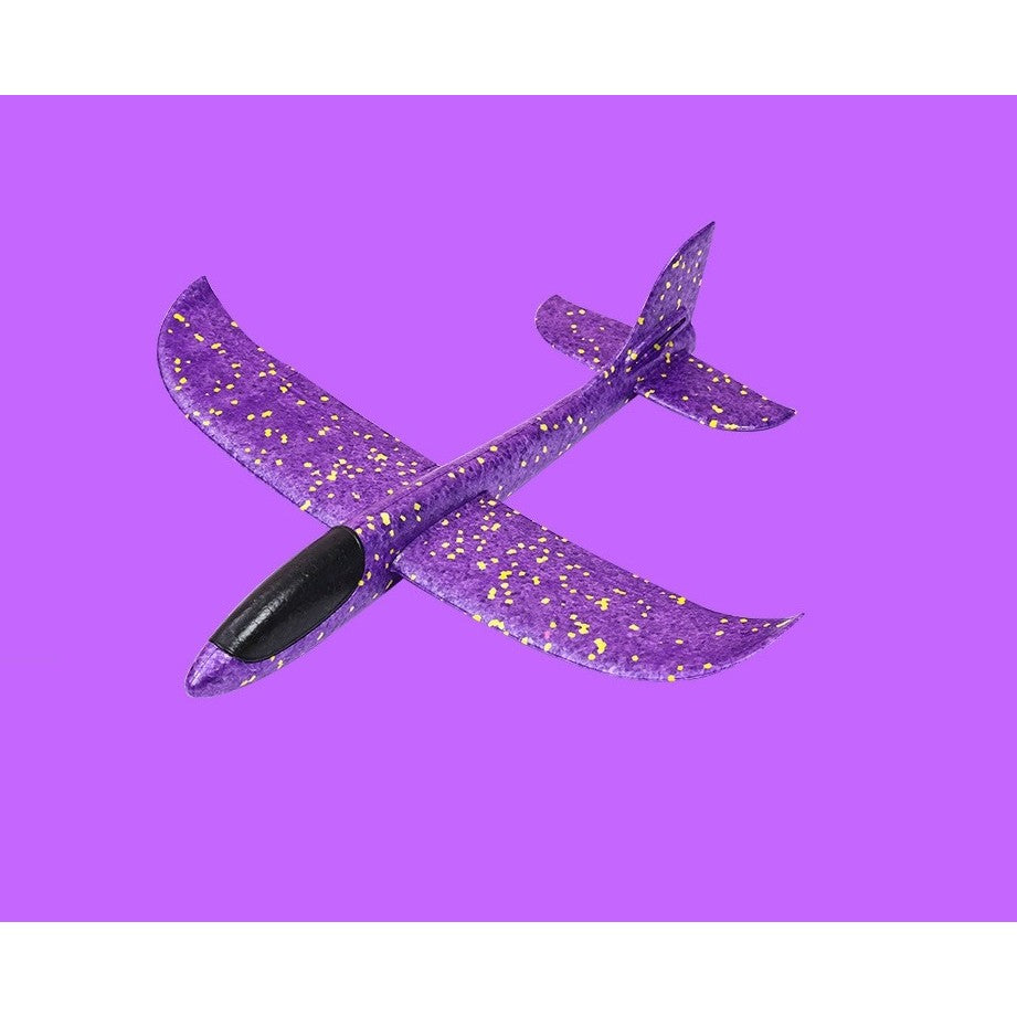 Avion Planor, Simplu, din Poliester, 48 cm, Violet