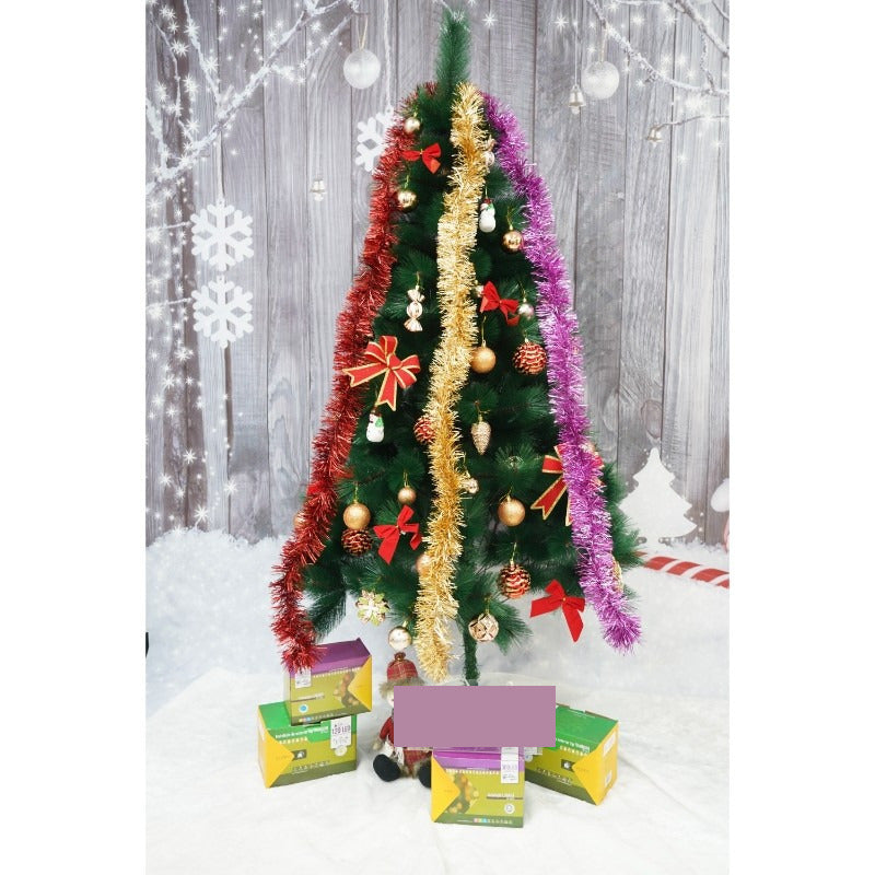 Beteala Craciun, roz, marimea: 2 m x 9 cm material:folie PVC, interior/exterior, Tema: Brad