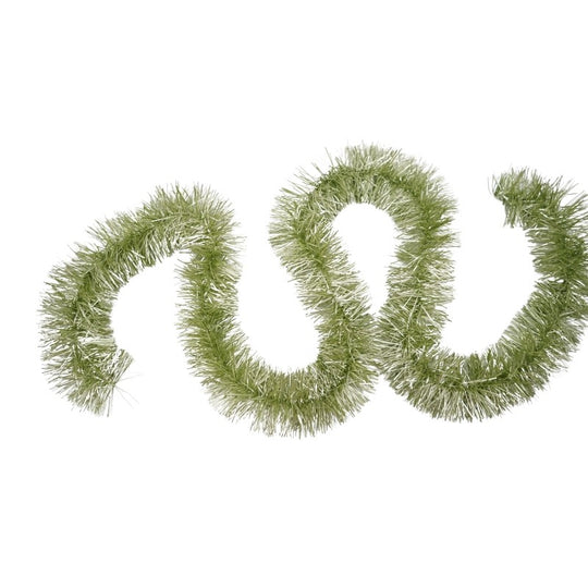 Beteala Craciun, verde, marimea: 2 m x 9 cm material:folie PVC, interior/exterior, Culoare: Auriu