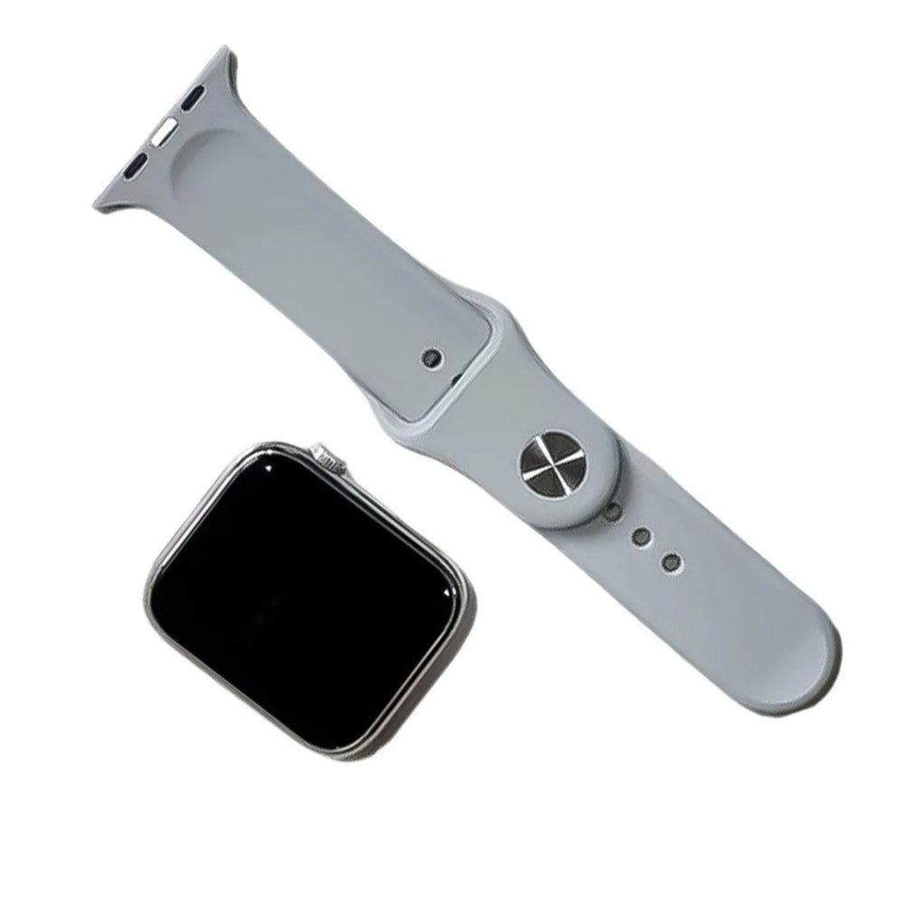 Ceas Smartwatch, Editia 9, Apeluri Bluetooth, Incarcare Wireless, Afisaj 2.01 inch, Rezolutie 240 x 296, NFC, Puls, Gri