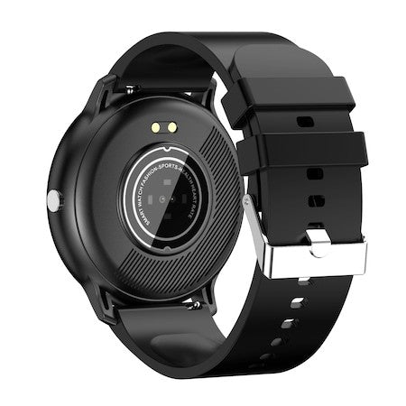Ceas smartwatch si bratara fitness ZL02D, oxigen, ritm cardiac, pedometru, notificari, IP67, Compatibil cu Android/iOS, vibratii, multi sport, Negru