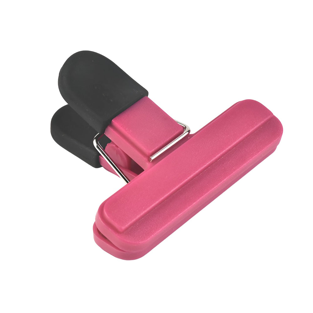Cleste Multifunctional pentru Sigilarea Pungilor, din Plastic, Mentine Alimentele Proaspete, 7x6.5 cm, Roz