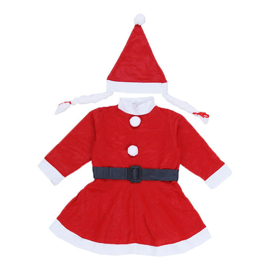 Costum Craciunita Fata, 1-3 ani, 3 piese, Polar
