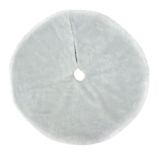 Covor pentru bradul de Craciun White Haipai, diametru 120 cm, blana cu o grosime 4 cm, alb, Lungime: 120 cm