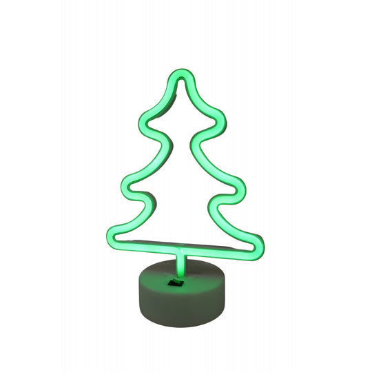 Decoratiune luminoasa, Tip Brad, cu baterii/USB