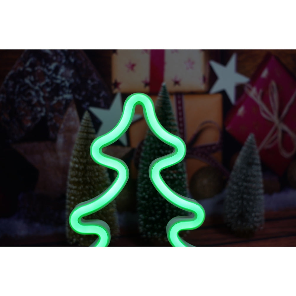 Decoratiune luminoasa, Tip Brad, cu baterii/USB