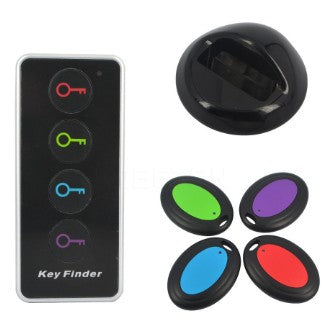 Dispozitiv Anti-Pierdere, 4 Receptoare cu Telecomanda, 120 (dB), Emitator cu Lanterna, Multicolor
