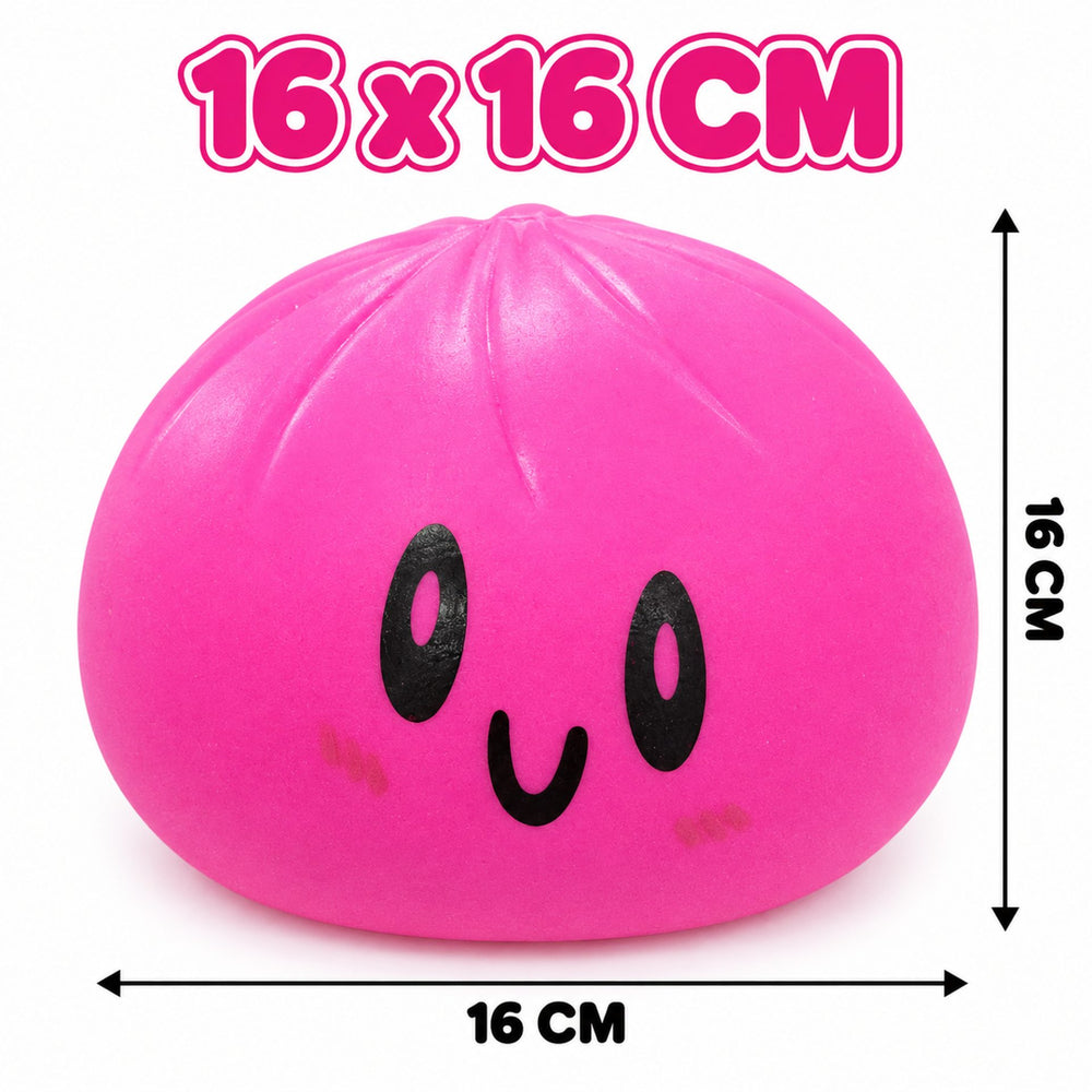 Dumpling Squishy Antistres, Jucarie Interactiva Antistres pentru Copii, 16x16 cm, Culoare Surpriza