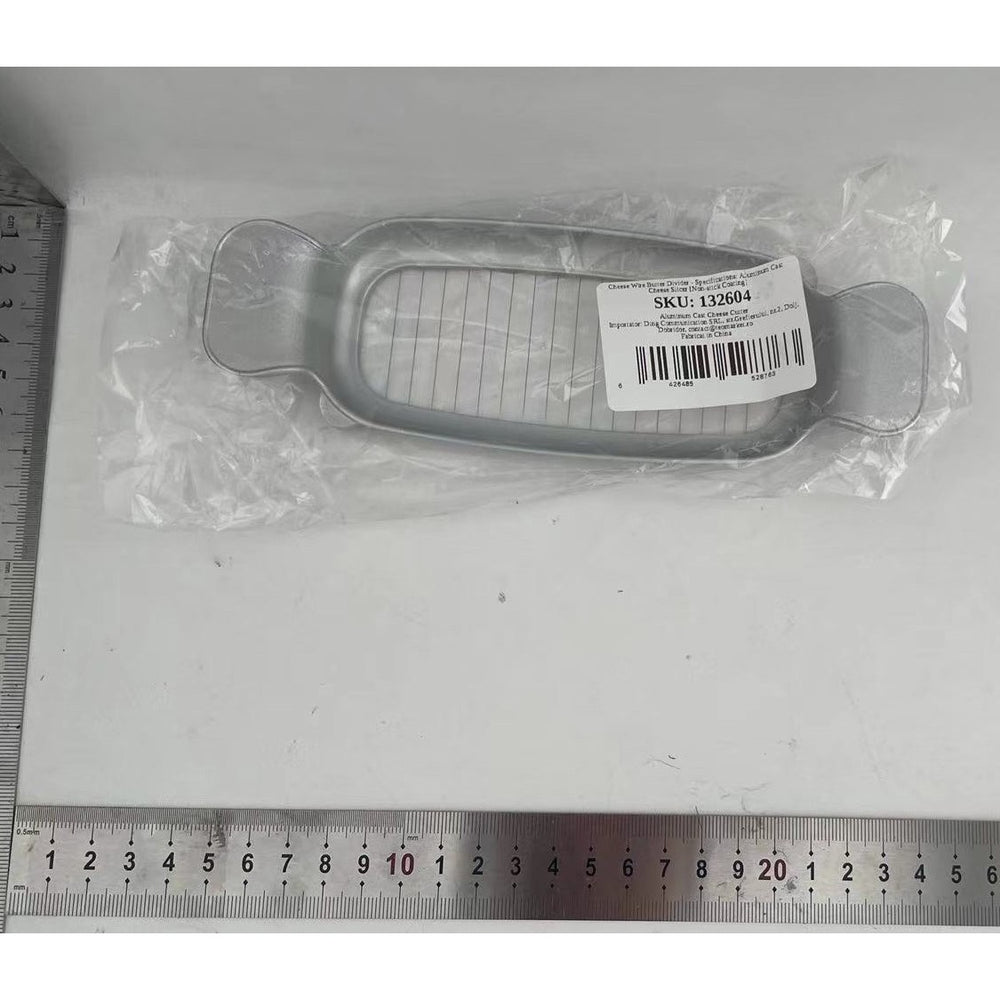 Feliator de Alimente, pentru Branza, Unt, Oua, din Aluminiu, 19.5 x 6.5 x 2 cm, Argintiu