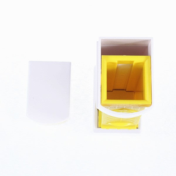 Feliator manual de unt, material plastic, design usor si practic, 20x6x8.5 cm, Butter Cutter, alb