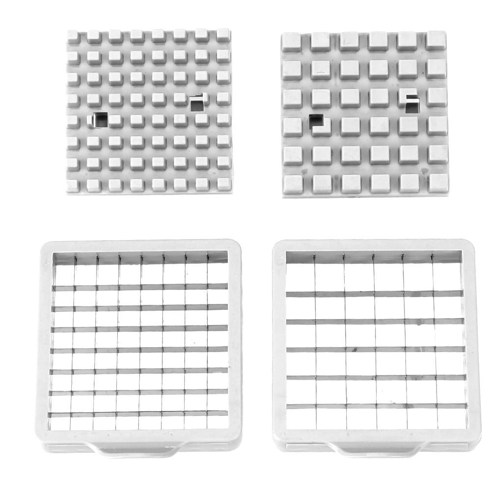 Feliator manual, pentru cartofi pai si legume, din inox, cu 2 dimensiuni de feliere, 25.5 x 11.7 cm, argintiu