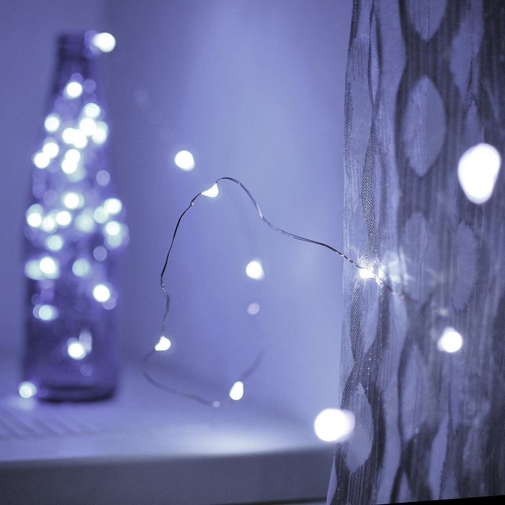 Instalatie Craciun Tip Turturi, 10 m, IP44, 286 Led-uri, Alb rece, 8 jocuri de lumini, Telecomanda