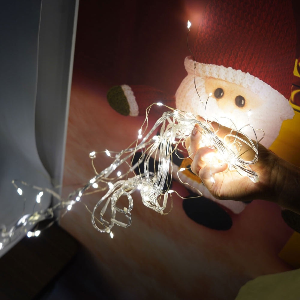 Instalatie Craciun Tip Turturi, 15 m, IP44, 429 Led-uri, Alb rece, 8 jocuri de lumini, Telecomanda