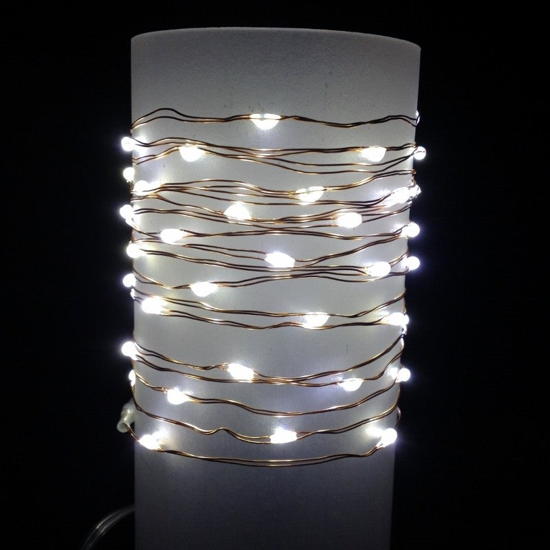 Instalatie Craciun Tip Turturi, 5 m, 143 Led-uri, IP44, Alb rece, 8 jocuri de lumini, Telecomanda