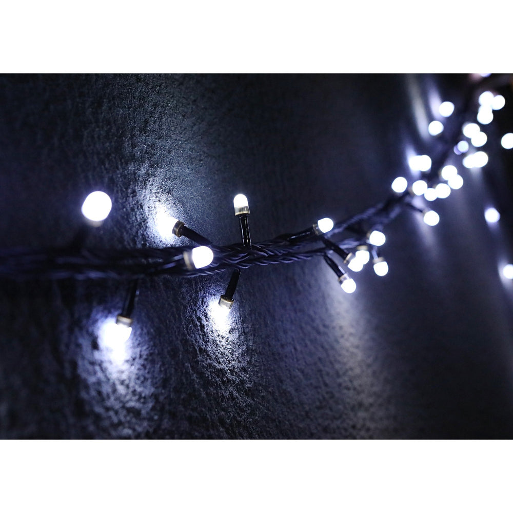 Instalatie de Craciun, Premium, Tip Liniara / Sirag, 50 m, 500 LED-uri Mari, Alb Rece