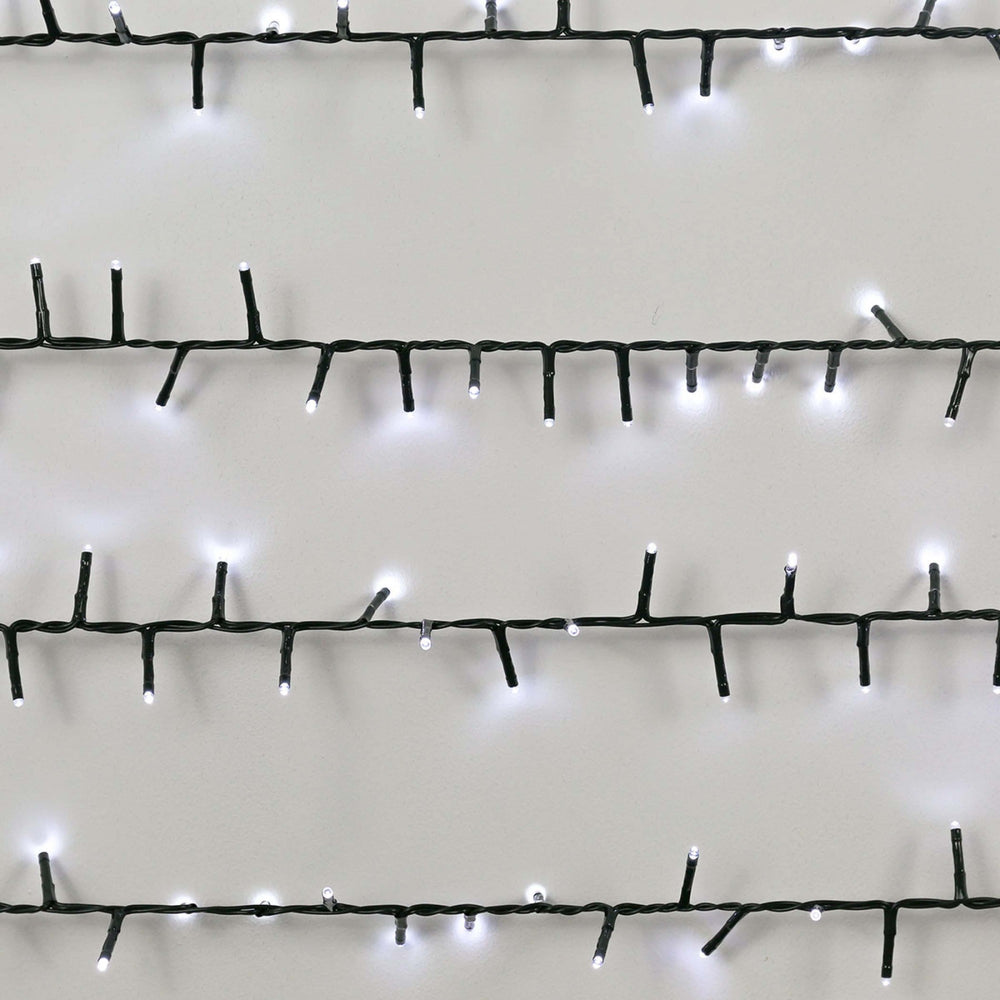 Instalatie de Craciun, Premium, Tip Liniara / Sirag, 50 m, 500 LED-uri Mari, Alb Rece