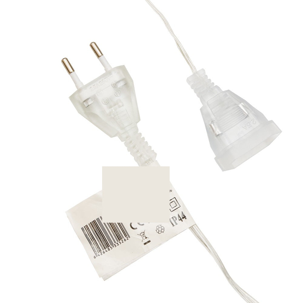 Instalatie de Craciun Tip Franjuri, 12 m, 300 LED-uri, Interconectabila, Albastru