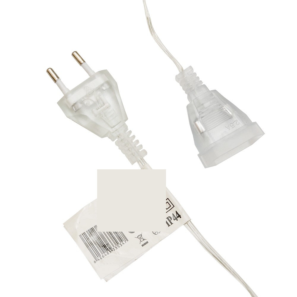 Instalatie de Craciun Tip Perdea, 3 x 3 m, 320 LED-uri, Interconectabila, Alb Rece