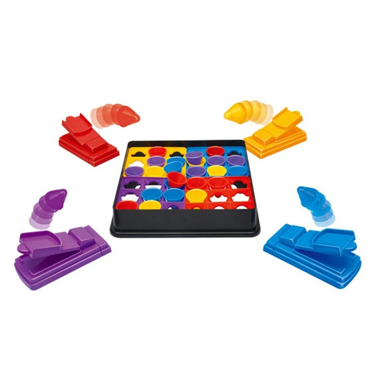 Joc Interactiv pentru Copii, 4 Hats Off, Tabla de Joc, Figurine Palarii, +3 Ani, Multicolor