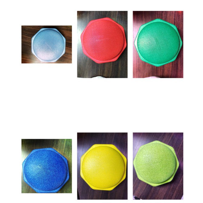 Jucarie de Echilibru, Tip Stepping Stones, 6 Piese, din Spuma, pentru Miscare, Sarituri, Prindere, 28 x 28 x 50 cm, Model 5, Multicolor