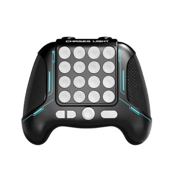 Jucarie Interactiva Pop It, Tip Consola, Anti-Stres, 5 Moduri de Joc, din ABS si Silicon, +3 Ani, Sunete si Lumini Model Controller, Negru