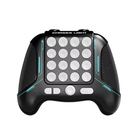 Jucarie Interactiva Pop It, Tip Consola, Anti-Stres, 5 Moduri de Joc, din ABS si Silicon, +3 Ani, Sunete si Lumini Model Controller, Negru