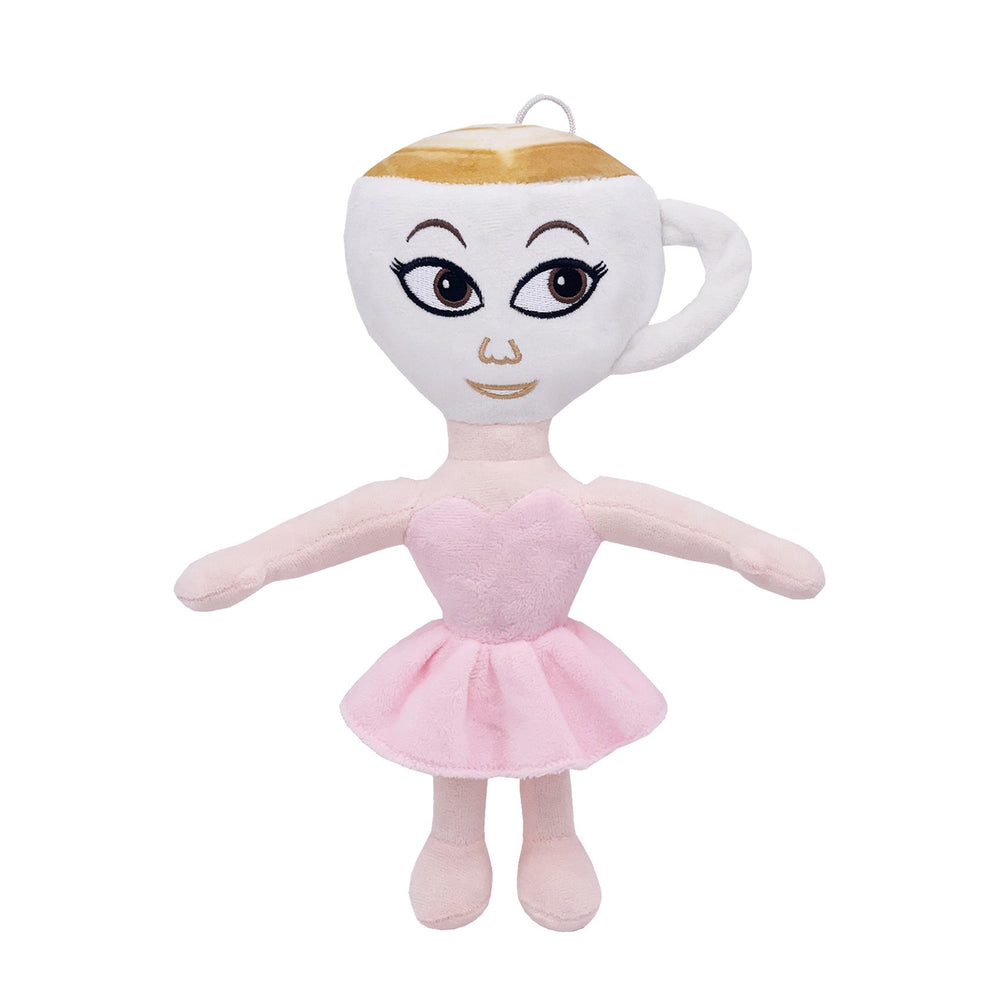 Jucarie Moale de Plus Italian Brainrot, cu Agatatoare, Model Ballerina Cappuccina, Jucarie Moale pentru Copii, 30 x 20 cm, Roz