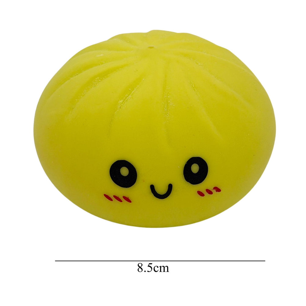 Jucarie Squishy Dumpling Antistres, Model Fata Zimbitoare, Jucarie Senzoriala cu Revenire Lenta, pentru Copii si adulti, Relaxare si Eliberare Anxietate, 8.5 cm, 95 g, Culoare Aleatorie