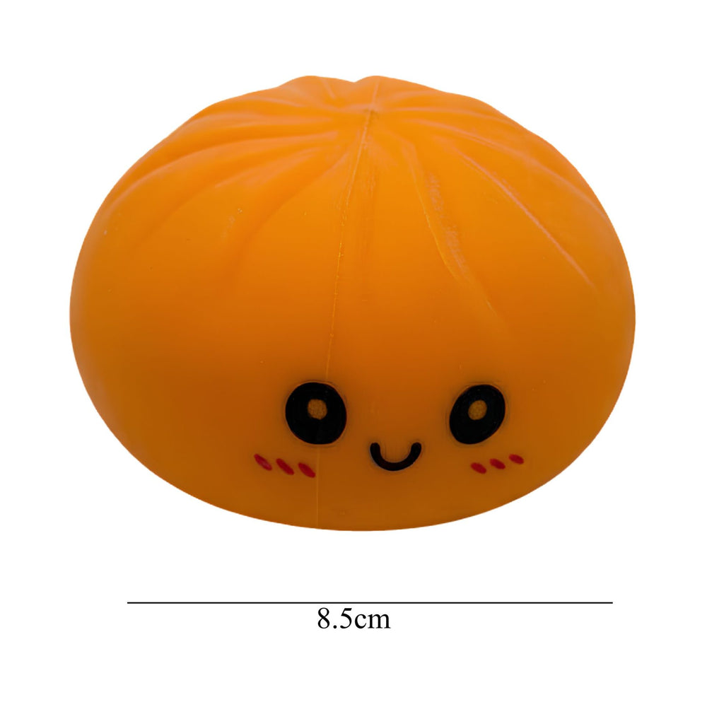 Jucarie Squishy Dumpling Antistres, Model Fata Zimbitoare, Jucarie Senzoriala cu Revenire Lenta, pentru Copii si adulti, Relaxare si Eliberare Anxietate, 8.5 cm, 95 g, Culoare Aleatorie