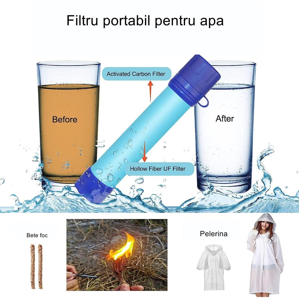 Kit de Supraviețuire Multifuncțional, Set cu 40 de Instrumente și Accesorii, Echipament pentru Prim Ajutor, Drumeții, Camping și Activități în Aer Liber, Depozitare Compactă, Negru