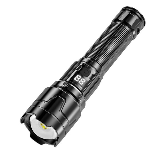 Lanternă P50 cu zoom telescopic, afișaj digital și ieșire magnetică Model 117