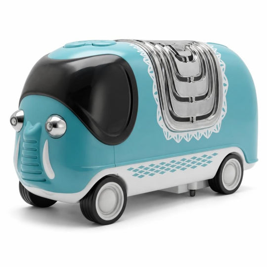 Masina Jucarie Transport Elefant Cu Lumini Si Miscare, Animal Transport Car Cu Elefant Interactiv In Interior, Vehicul Cu Design Elefant Si Functie De Miscare Automata, Jucarie Creativa Pentru Copii 3+ Ani, Albastru