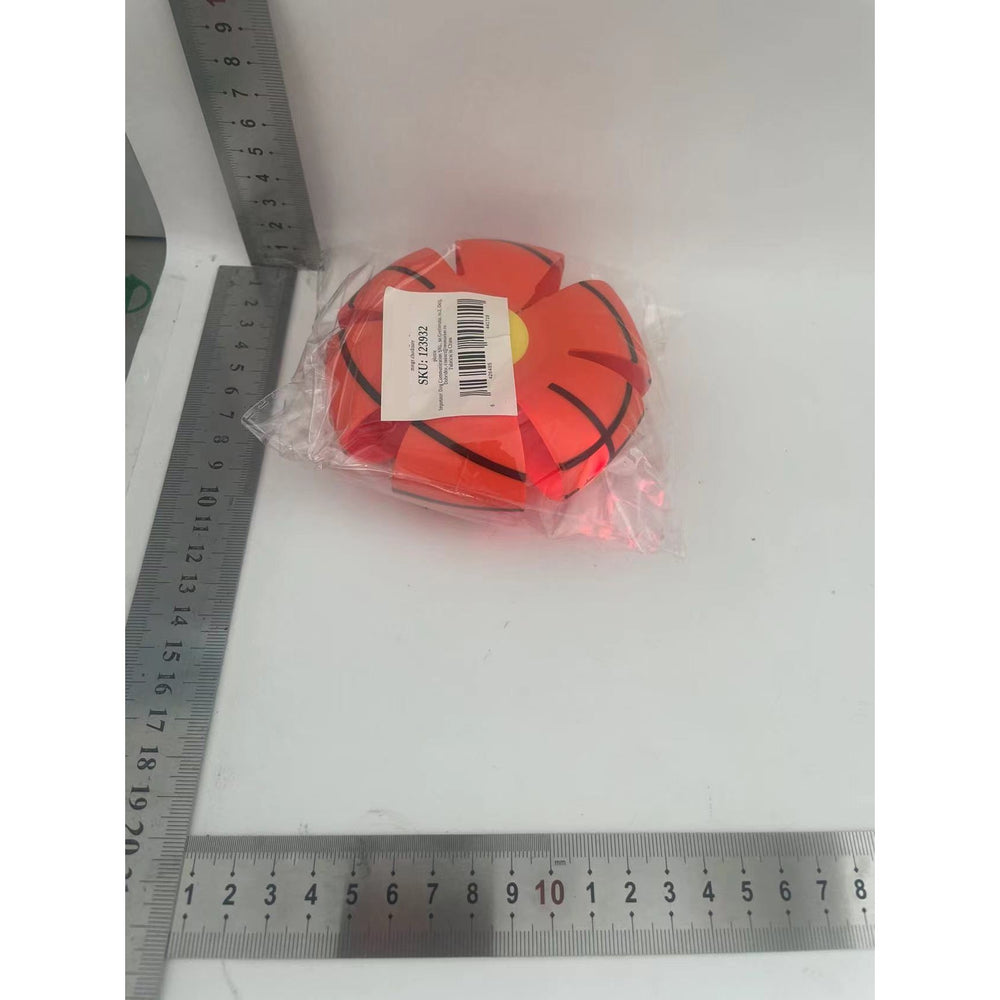 Minge UFO Basketball cu deformare, diametru 8 cm, 3 ani +, lumini LED interactiva, minge magică OZN zburator, minge zburătoare