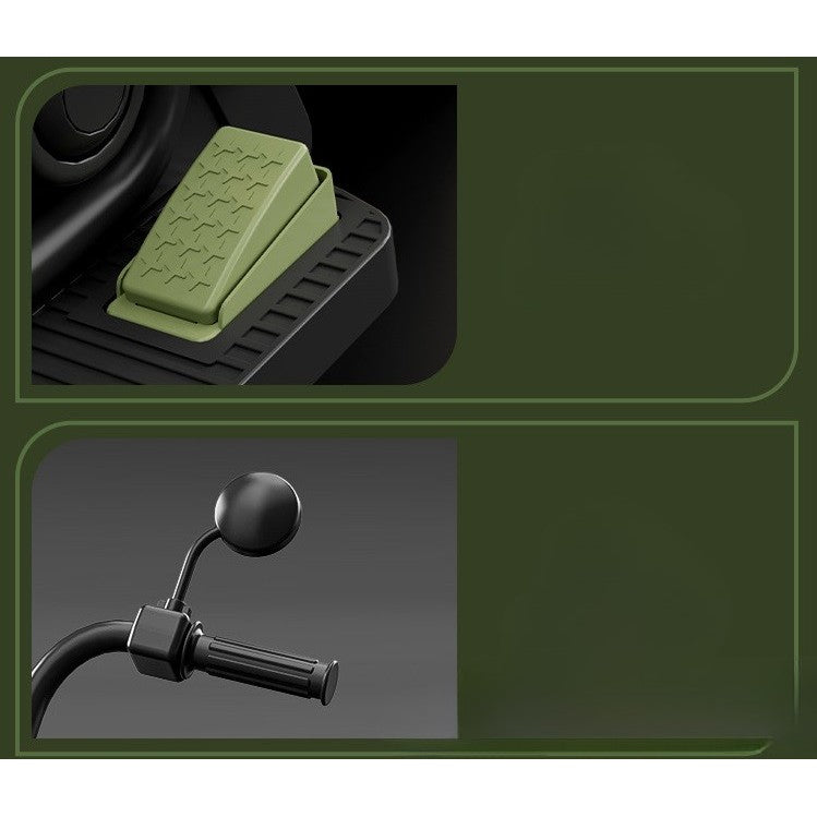 Motocicleta Electrica, cu Acumulator, Bluetooth, Sistem Anti-Rasturnare, Sistem de Lumini si Sunet, 1-8 Ani, 93 x 48 x 63 cm, Verde