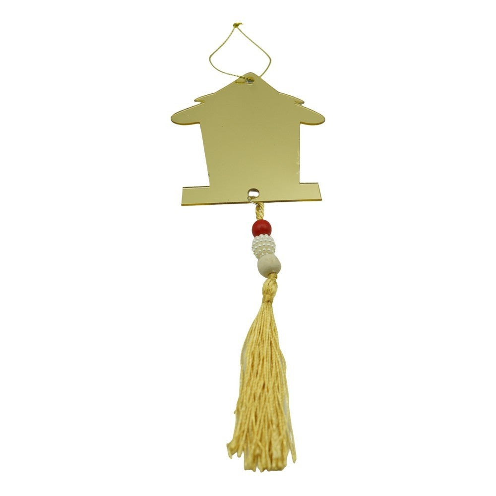 Ornament brad, Brad, Auriu, Lucios, 8*25CM, Acril, Interior/ Exterior
