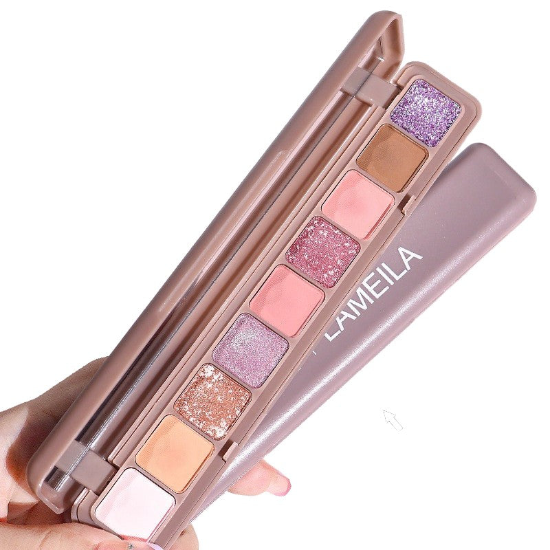 Paleta Farduri, 9 Culori, Farduri Mate si Sidefate, Rezistenta la Apa, Oglinda, 10 g, 9 x 3 x 2 cm, Valabilitate 3 Ani, Multicolor