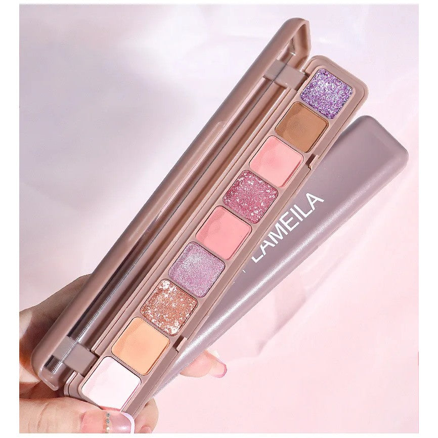 Paleta Farduri, 9 Culori, Farduri Mate si Sidefate, Rezistenta la Apa, Oglinda, 10 g, 9 x 3 x 2 cm, Valabilitate 3 Ani, Multicolor