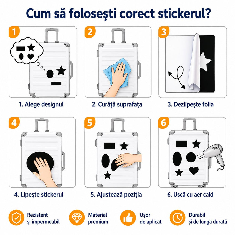 Set 50 Stickere Decorative, Modele Animale in Stil Acuarela, Impermeabile, Aproximativ 5.27 x 5.46 cm, Multicolor