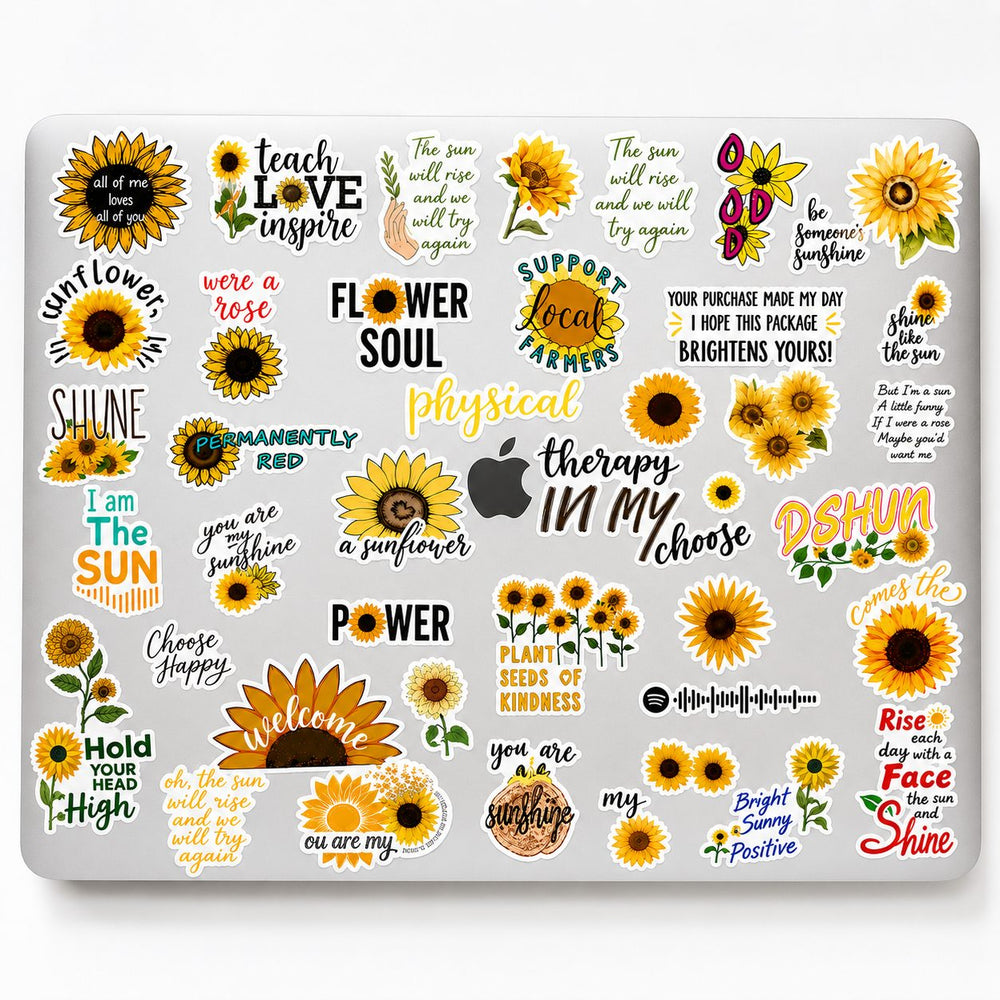 Set 50 Stickere Decorative, Modele Outdoor, Peisaje si Astronauti, Impermeabile, pentru Laptop, Caiete, Chitara si Bagaje, Aproximativ 5 x 6 cm, Multicolor