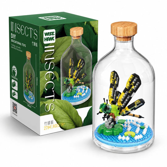 Set de Construit in Sticla, din Plastic, +14 Ani, 10 x 19.6 cm, Model Tantar, Multicolor