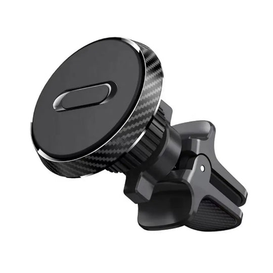 Suport Auto Magnetic 360 grade cu prindere de grila de aerisire, 50 mm, Ajustabil, 4 Magneti incorporati, Negru