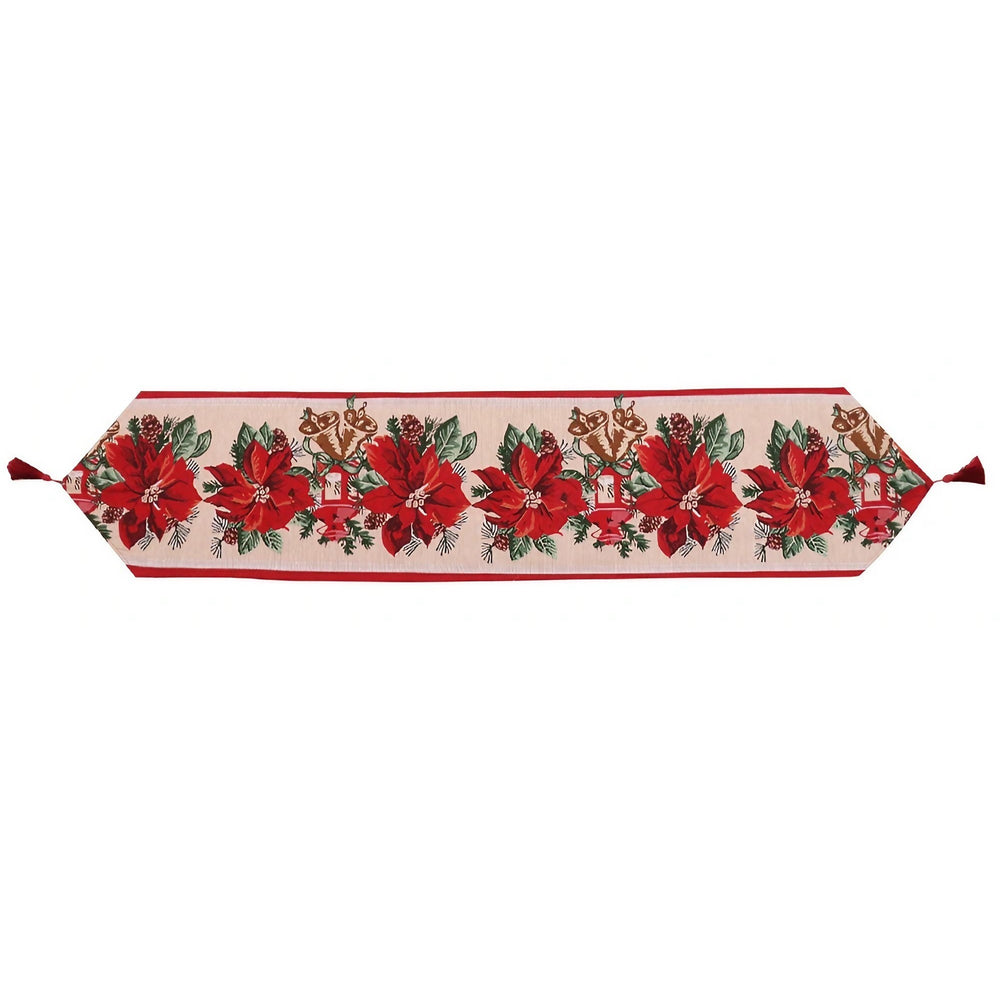 Traversa de Masa pentru Craciun, Napron, din Material Tricotat cu Tesatura Groasa, Model