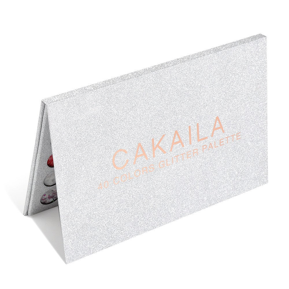 Trusa de machiaj, paleta de glitter / sclipici cu 40 de culori