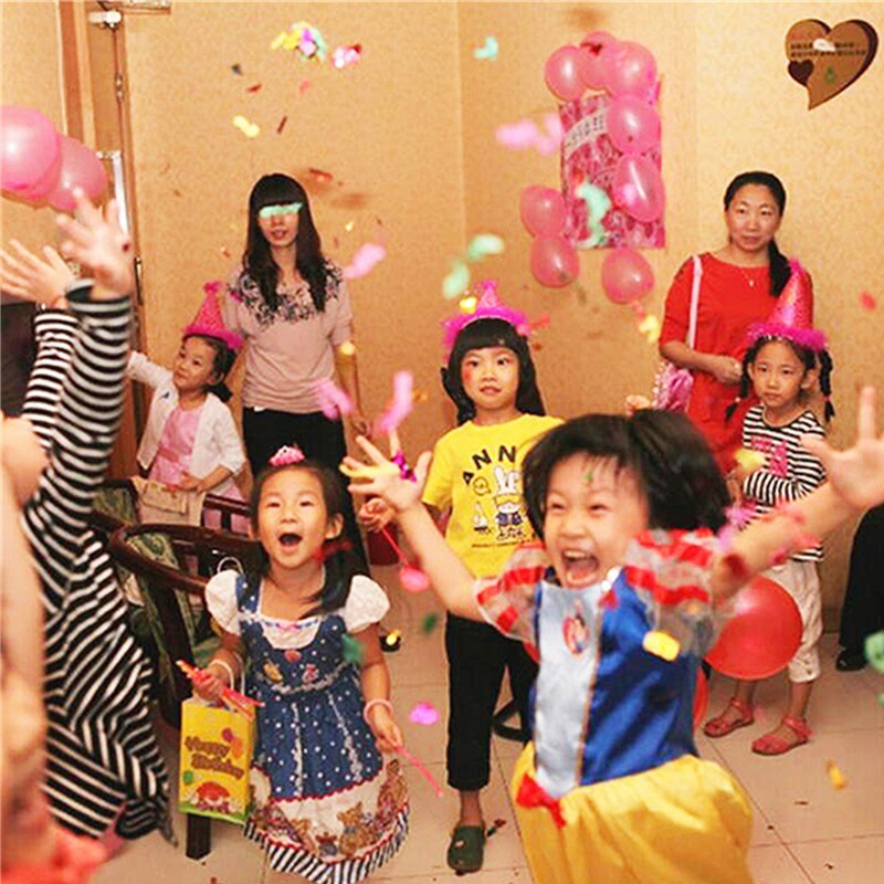 Tub de Confetti, Party Pooper, 40x5 cm, Confetii Asortate din Hartie, Multicolor