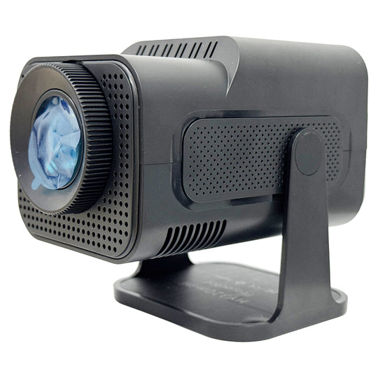 Video Proiector Portabil HY320 MINI, Inteligent pentru Jocuri, Ultra HD 1920 x 1080, Wireless, Compatibil cu Android/iOS, AC, 17 x 10 x 9 cm, Negru